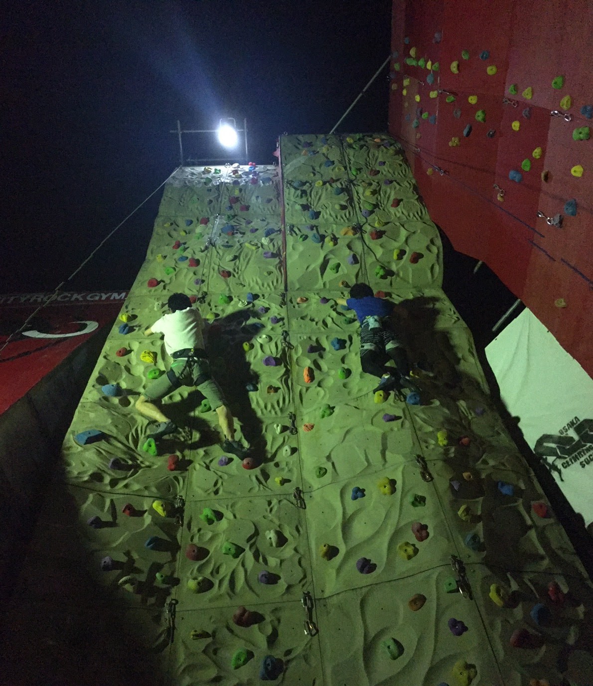 初級登山学校「室内クライミング」＠OCS
