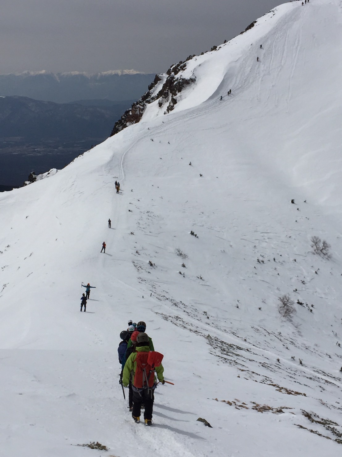 C班　主催冬山教室　　北八ヶ岳終了山行