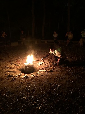 【初級登山学校】歩荷　テント泊（箕面教学の森）